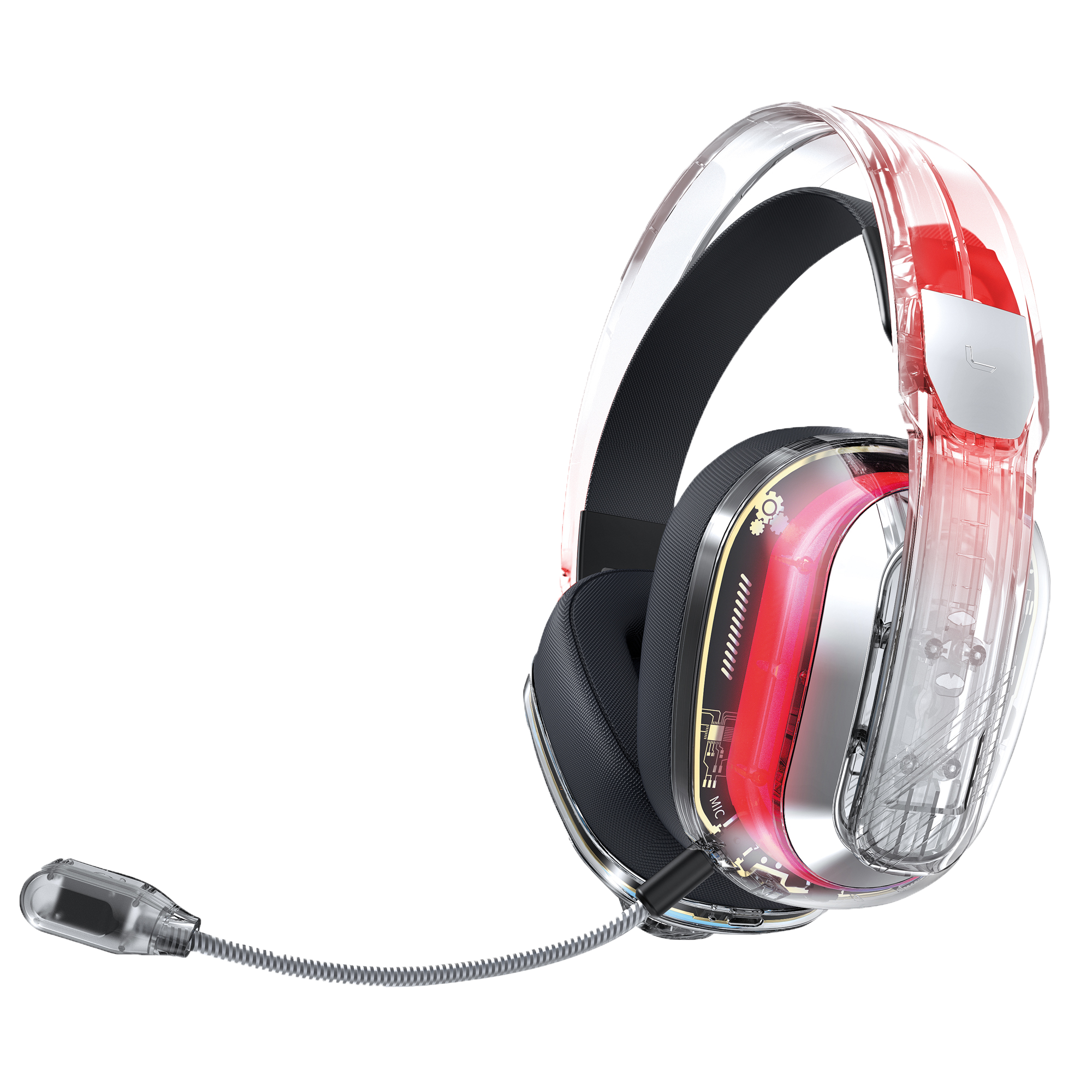 Crystal multiplatform headphone for PS5, PS4, XBOX, SWITCH, SWITCH 2 & PC